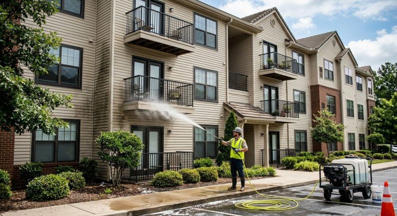 Townhouse Pressure Washing Service