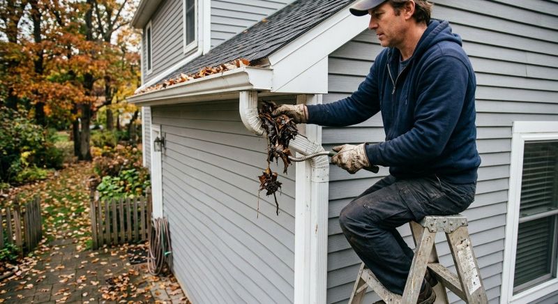 Gutter Downspout Unclogging in Rochester, NY
