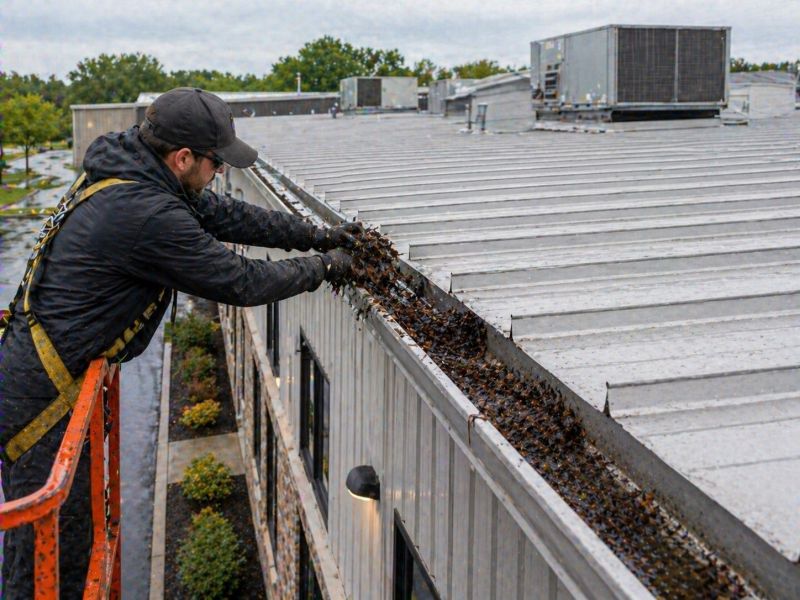 Commercial Gutter Unclogging in Denver, CO