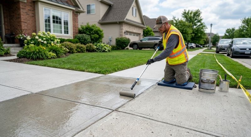 Concrete Walkway Sealing in Renton, WA