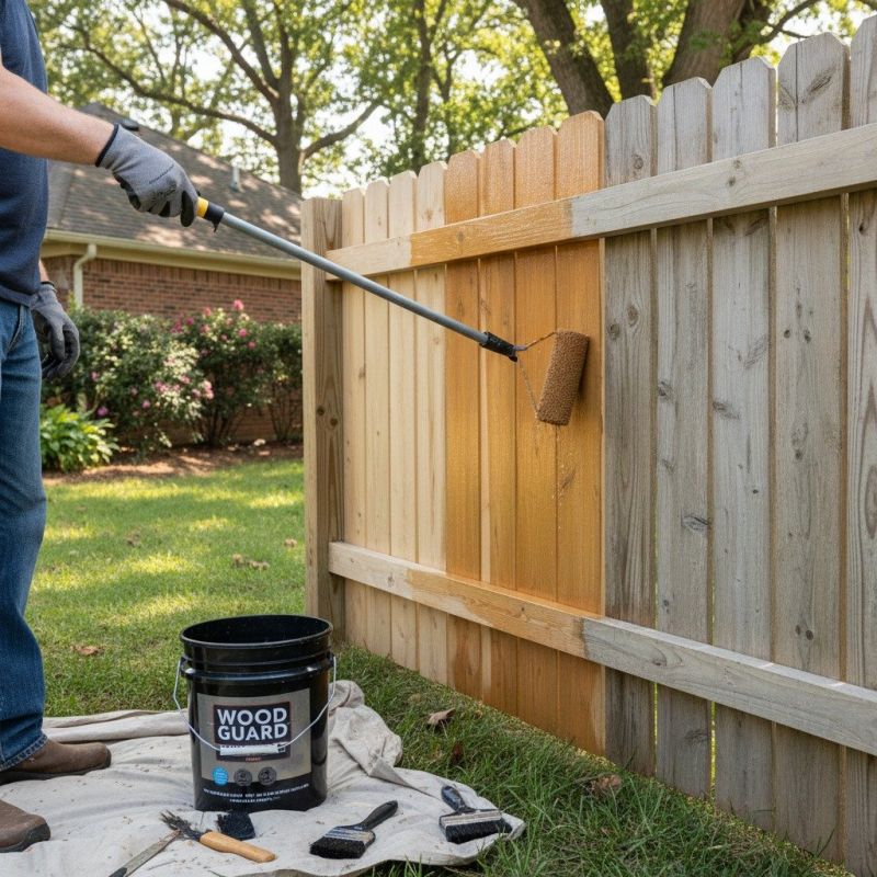 Fence Sealing in Kansas City, KS