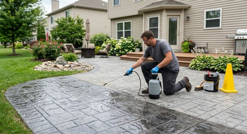 Porch Concrete Sealing in Kansas City, KS