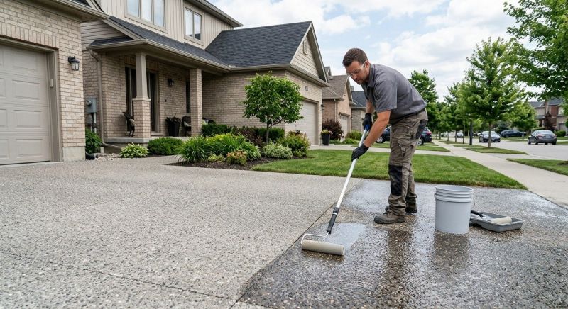 Sidewalk Concrete Sealing in Bellevue, WA